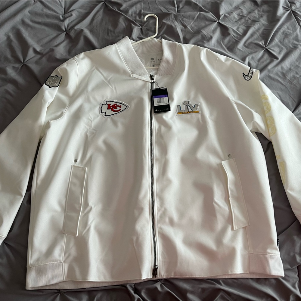 NFL White Jacket with Team Logos